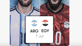 Argentina akan menghadapi Mesir di babak 16 besar. Foto: X.com