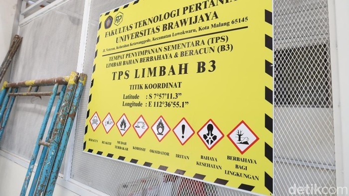 Pengolahan limbah B3 dimiliki Fakultas Teknologi Agroindustri dan Biosistem Universitas Brawijaya