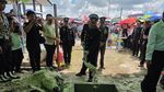 Suasana Pemakaman Aiptu Anumerta Yudhi yang Gugur di Katingan