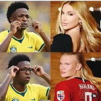 Kalau dilihat dari belakang, pesona Erling dengan rambut panjang terurai ngalah-ngalahin wanita cantik satu ini yaa.. Foto: Instagram