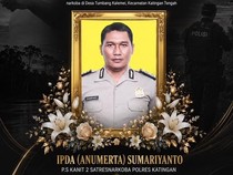 Gugur Saat Bertugas, Aiptu Sumariyanto Naik Pangkat Jadi Ipda Anumerta