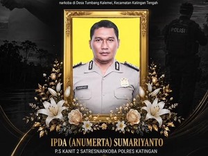 Gugur Saat Bertugas, Aiptu Sumariyanto Naik Pangkat Jadi Ipda Anumerta