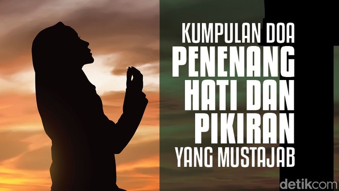 infografis doa penenang pikiran
