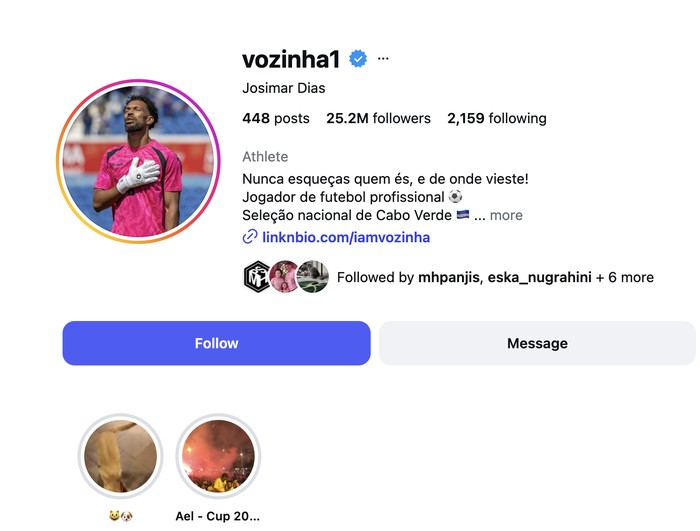 Instagram Vozinha