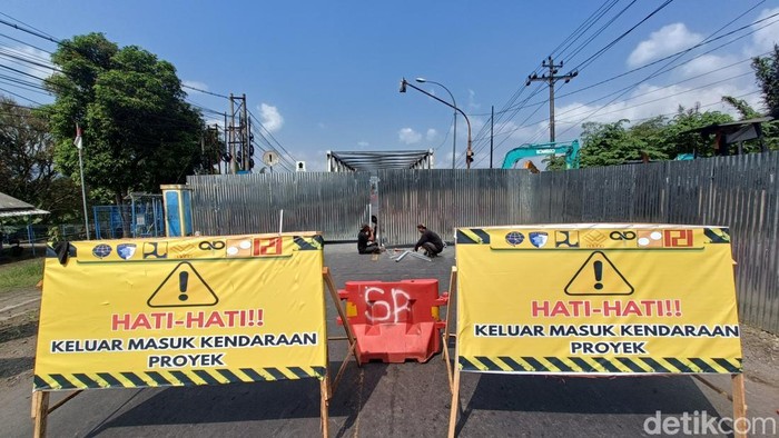 Kondisi jembatan Serayu Banyumas yang telah selesai dikerjakan dan akan dibuka kembali Senin (6/7/2026).