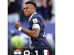 Heboh di Medsos: Paraguay Lawan Prancis Main Bola atau WWE?