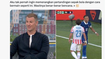 Tim Paraguay benar-benar aib mutlak. Jika rekan setimku bermain seperti itu, aku akan mengeluarkan mereka sendiri dari lapangan, kata mantan kiper Inggris, Joe Hart. Foto: X.com