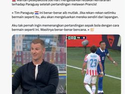 Heboh di Medsos: Paraguay Lawan Prancis Main Bola atau WWE?