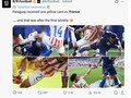 Heboh di Medsos: Paraguay Lawan Prancis Main Bola atau WWE?