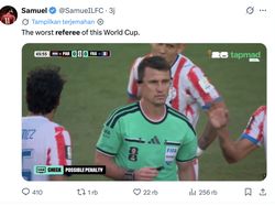 Wasit Prancis vs Paraguay Banjir Kecaman di Media Sosial
