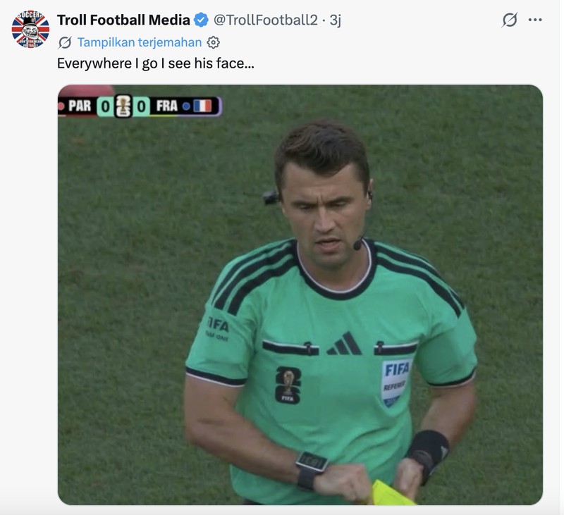 Meme Wasit Paraguay