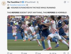 Wasit Prancis vs Paraguay Banjir Kecaman di Media Sosial