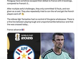 Wasit Prancis vs Paraguay Banjir Kecaman di Media Sosial