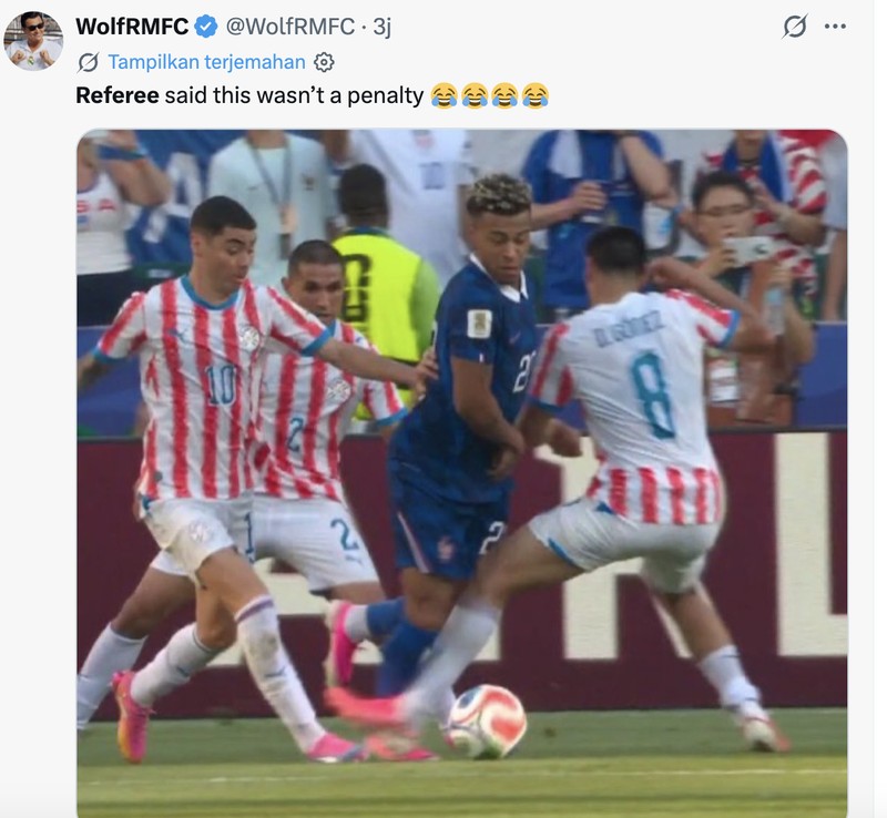 Meme Wasit Paraguay