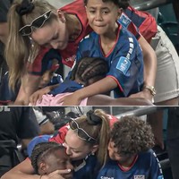 Viral Momen Haru Anak Nuno Da Costa Tenangkan Ayahnya Usai Kalah dari Argentina