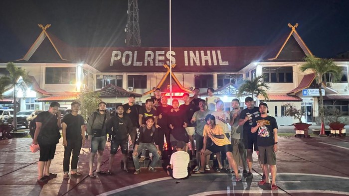 Petugas gabungan berhasil mengamankan pelaku penembakan warga OKI di Provinsi Riau