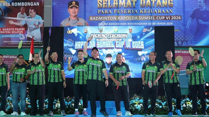 Polda Sumsel Gelar Badminton Kapolda Cup 2026, Diikuti Ribuan Peserta