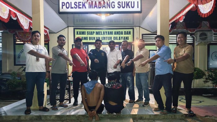 Polsek Madang Suku I berhasil mengamankan dua pelaku curanmor