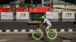 Semangat Warga Berolahraga di CFD Bundaran HI, Sambut Jakarta Menuju 5 Abad