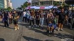 Semangat Warga Berolahraga di CFD Bundaran HI, Sambut Jakarta Menuju 5 Abad