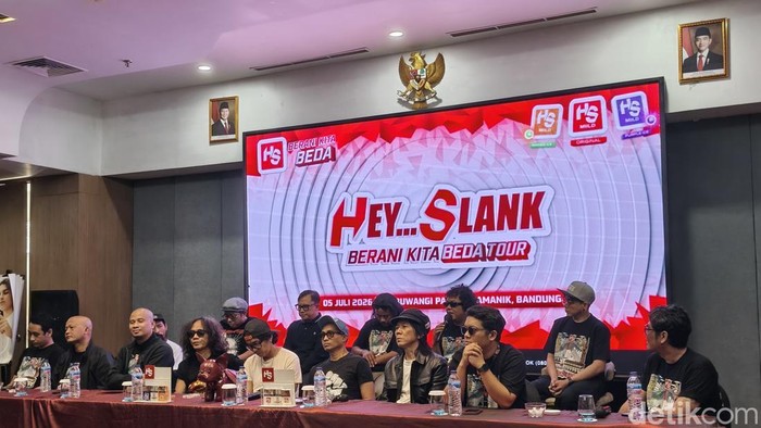 Sesi preskon konser Slank di Bandung