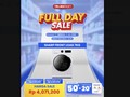 Mesin Cuci Sharp Front Load 7kg Diskon Gede di Transmart Full Day Sale