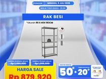 Rak Besi Banting Harga di Transmart Full Day Sale