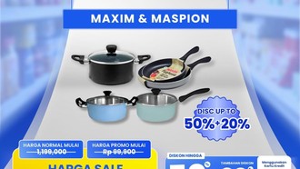 Beli Alat Masak Jadi Semurah Ini di Transmart Full Day Sale