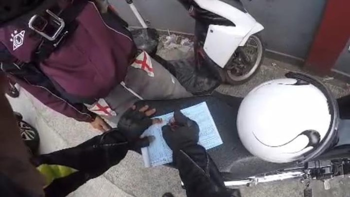 Vlogger ditilang di Puncak