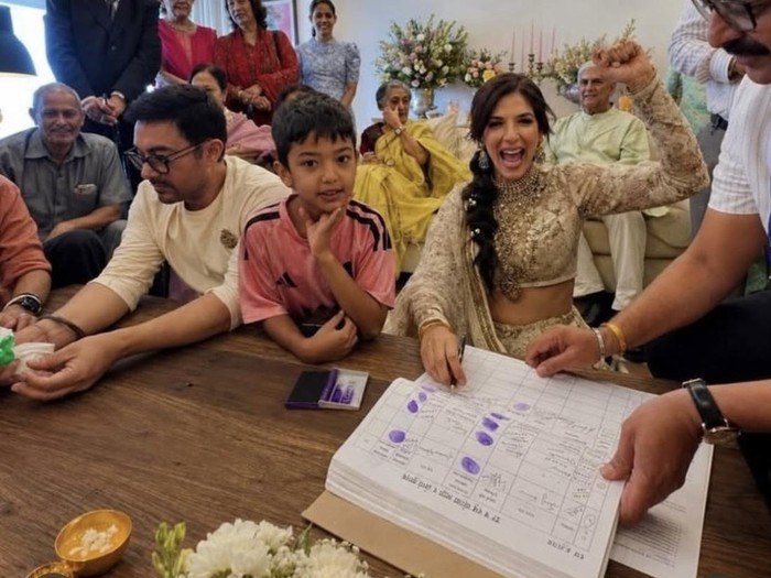 Aamir Khan dan Gauri Spratt