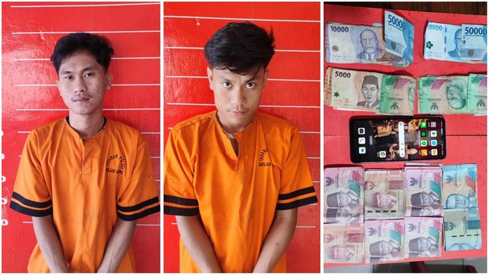 Dua pria ditangkap usai melakukan pemerasan di Tulang Bawang