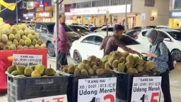 Harga Durian Musang King merosot tajam di Malaysia