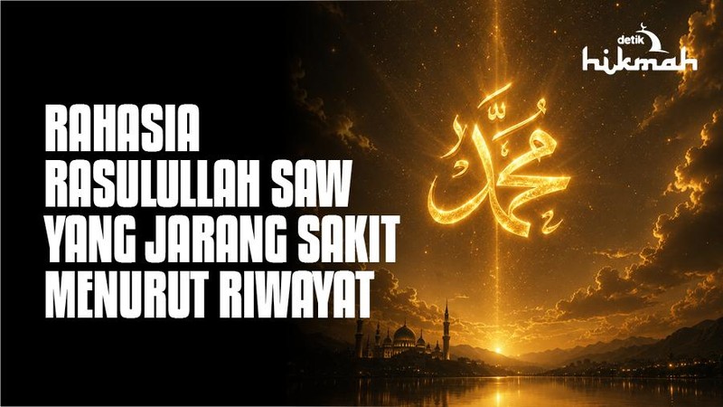 Infografis rahasia Rasulullah jarang sakit