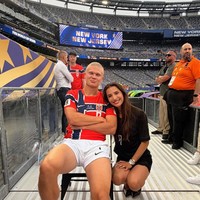Pacar Erling Haaland Unggah Pesan Menyentuh Usai Norwegia Singkirkan Brasil