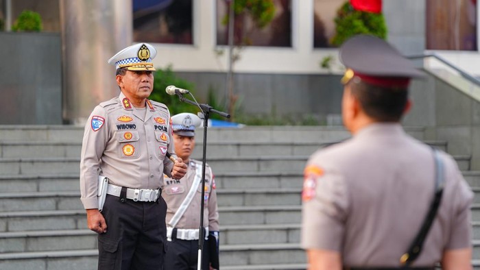Kakorlantas Polri Irjen Wibowo lantik sejumlah PJU Korlantas