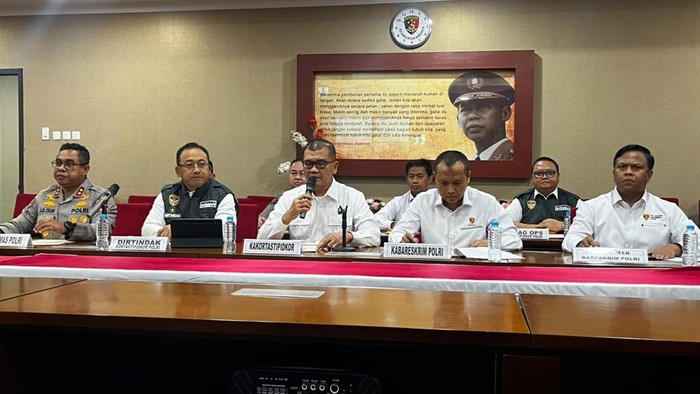 Konpers Kortas Tipikor Polri (Ondang/detikcom)