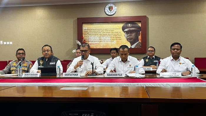 Konpers Kortas Tipikor Polri (Ondang/detikcom)