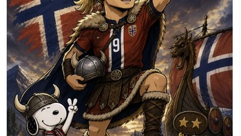 Haaland dijuluki The Last Viking. Setelah Brasil tumbang, warganet merasa kisah Viking Norwegia baru saja naik level. Foto: X.com