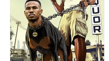 Meme ala GTA ini menyindir duel Haaland dengan Gabriel. Bek Brasil digambarkan seperti peliharaan, warganet memang kejam kalau sudah bikin meme. Foto: X.com