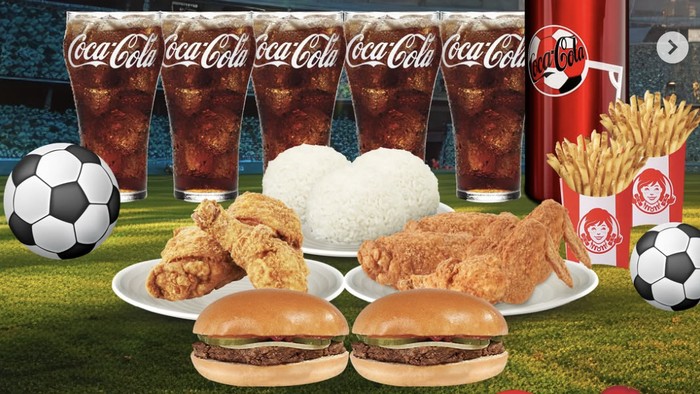 Menu Pesta Bola Wendys