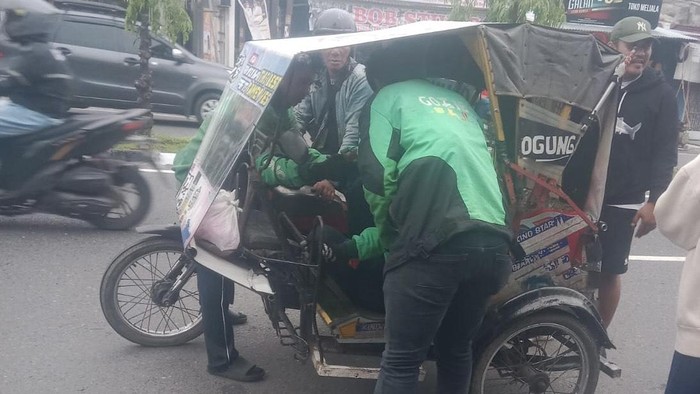 Ojol wanita tunarungu jadi korban tabrak lari dan pencurian di Medan. (Dok Istimewa)
