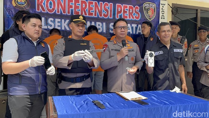 Pelaku penjambretan di Jambi ditangkap polisi.