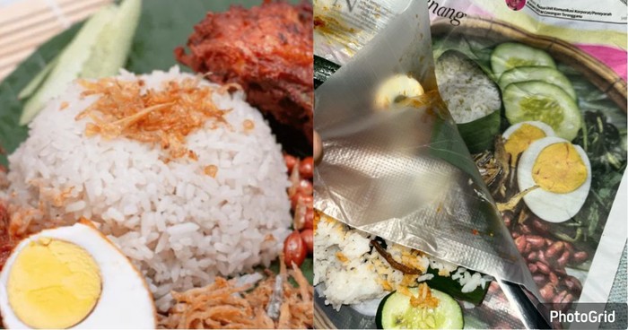 Kocak! Pembeli Nasi Lemak Ngira Dapat Telur Ekstra, Ternyata Cuma Gambar
