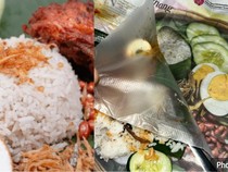 Kocak! Pembeli Nasi Lemak Ngira Dapat Telur Ekstra, Ternyata Cuma Gambar