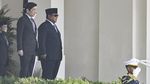Prabowo Sambut PM Singapura di Istana Merdeka