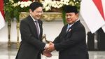 Prabowo Sambut PM Singapura di Istana Merdeka