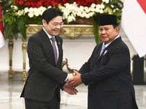 Prabowo Sambut PM Singapura di Istana Merdeka