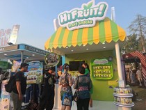 Konser Seru, Nyemil Praktis: HiFruit! Official Fruit Snack Prambanan Jazz