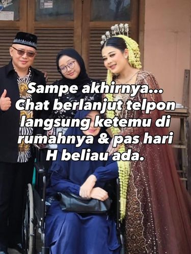 Wali Nikah Viral kisah haru pengantin wanita yatim piatu yang temukan pamannya lewat Google untuk jadi wali nikah pada H-4 acara, usai ditolak oleh kakak kandungnya.