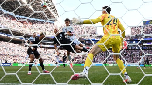 Soccer Football - FIFA World Cup 2026 - Round of 16 - United States v Belgium - Seattle Stadium, Seattle, Washington, U.S. - July 6, 2026 Belgiums Charles De Ketelaere scores their second goal IMAGN IMAGES via Reuters/Troy Wayrynen     TPX IMAGES OF THE DAY